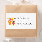 Dansende katten etiket (Insitu)