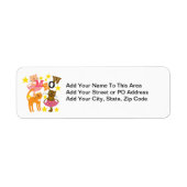 Dansende katten etiket (Voorkant)