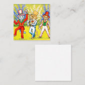 Dansende katten informatiekaartje (Voorkant / Achterkant)