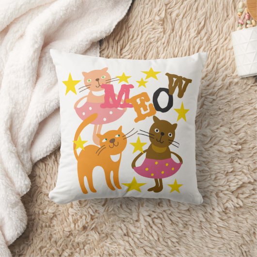 Dansende katten kussen (Deken)