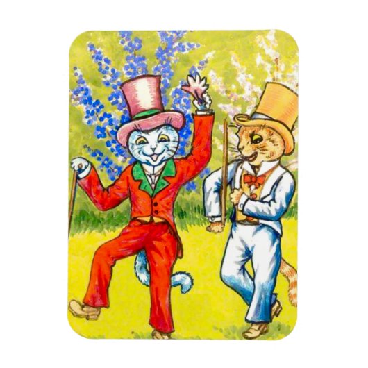 Dansende katten magneet (Verticaal)