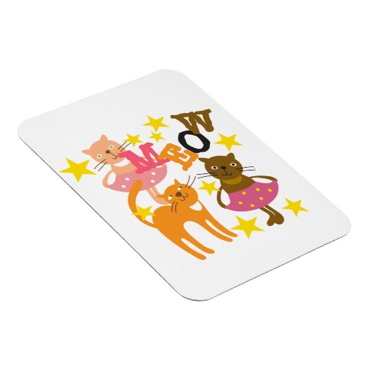Dansende katten magneet (Rechterzijde)