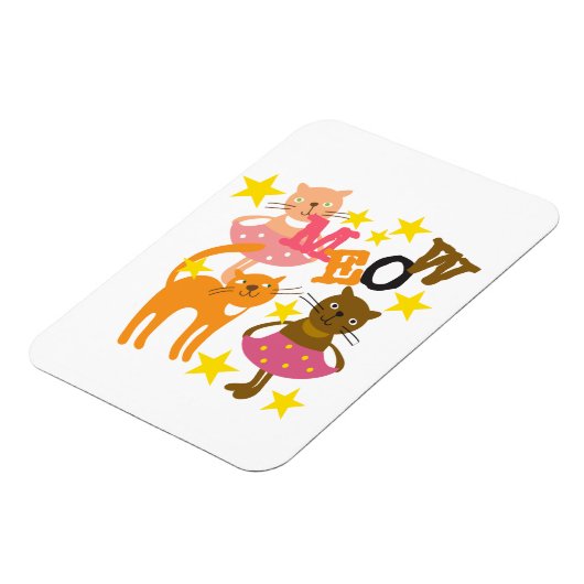 Dansende katten magneet (Linkerzijde)