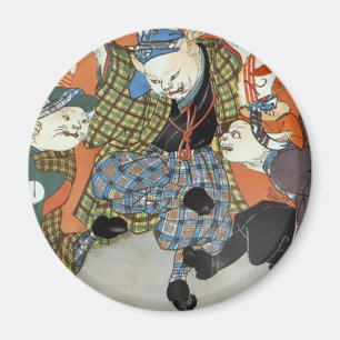 Dansende Katten Magnet