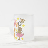 Dansende katten matglas koffiemok (Voorkant links)