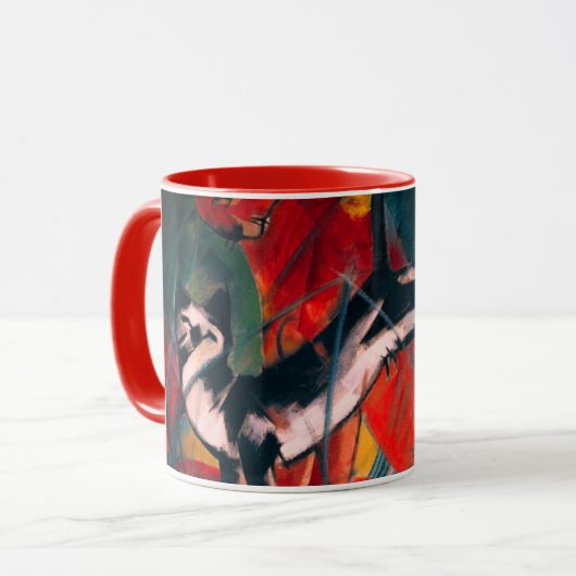 Dansende katten mok (Voorkant links)