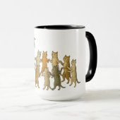 Dansende Katten Mok (Voorkant rechts)