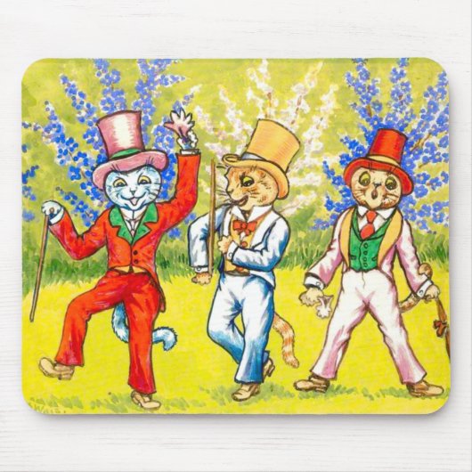 Dansende katten muismat (Voorkant)
