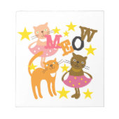 Dansende katten notitieblok (Voorkant)