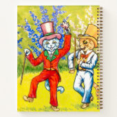 Dansende katten notitieboek (Achterkant)