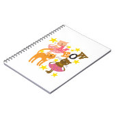 Dansende katten notitieboek (Linkerzijde)