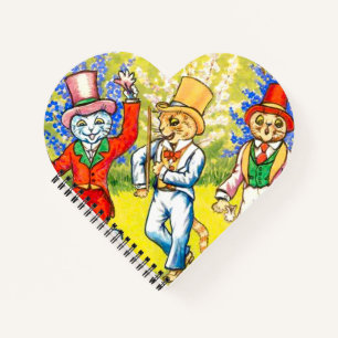 Dansende katten notitieboek