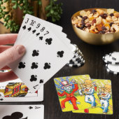 Dansende katten pokerkaarten (Insitu)