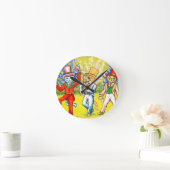 Dansende katten ronde klok (Huis)