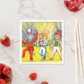 Dansende katten servet (Insitu)