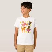 Dansende katten t-shirt (Voorkant volledig)