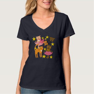 Dansende katten t-shirt