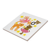 Dansende katten tegeltje (Zijkant)