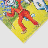 Dansende katten tissuepapier (Detail)
