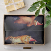 DANSENDE KERSTBEREN VLOEIPAPIER TISSUEPAPIER (Geschenk)