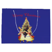 DANSENDE KERSTKONIJNTJES MET BOOM CADO GROOT CADEAUZAKJE (Achterkant)