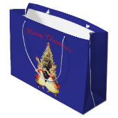 DANSENDE KERSTKONIJNTJES MET BOOM CADO GROOT CADEAUZAKJE (Achterkant Gekanteld)