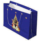 DANSENDE KERSTKONIJNTJES MET BOOM CADO GROOT CADEAUZAKJE (Voorkant Gekanteld)