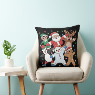 Dansende Kerstman Elf en vrienden Kussen
