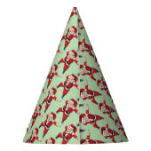Dansende Kerstman Feesthoed Feesthoedjes (Achterkant)
