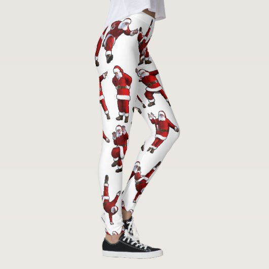 dansende Kerstman Leggings (Rechts)