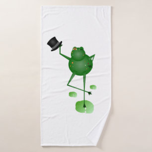 Dansende kikker badhanddoek
