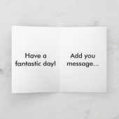 Dansende koe met de naam verjaardagskaart voeg ber kaart (Binnen)