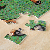 Dansende koeien door Mootisse Legpuzzel (Zijkant)