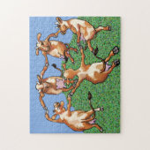 Dansende koeien door Mootisse Legpuzzel (Verticaal)