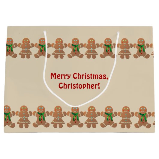 Dansende koekjes groot cadeauzakje (Voorkant)