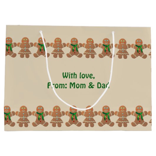 Dansende koekjes groot cadeauzakje (Achterkant)