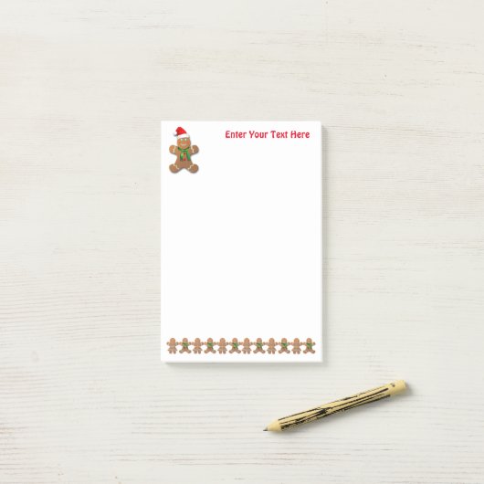 Dansende koekjes post-it® notes (Op bureau)