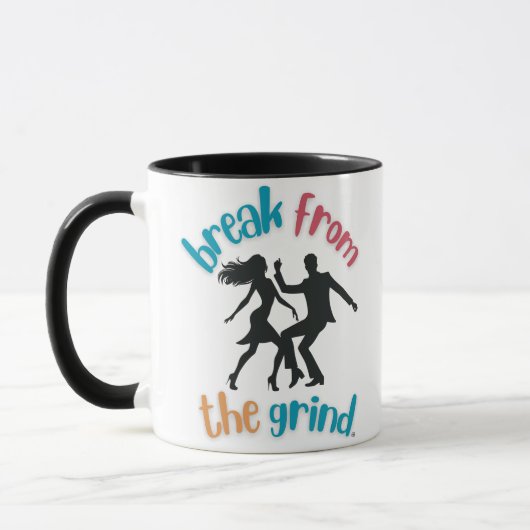 Dansende koffiemok mok (Links)