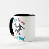 Dansende koffiemok mok (Voorkant links)