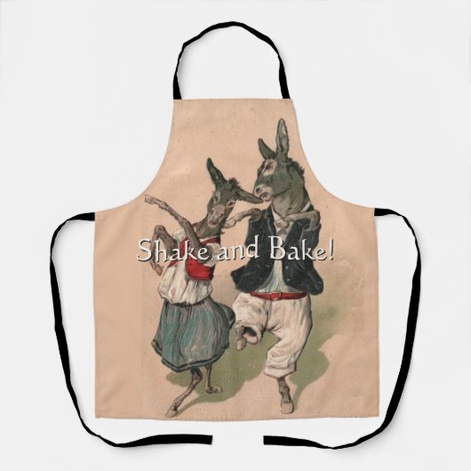 Dansende koks schort (Voorkant)