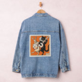 Dansende konijn en kat denim jacket (Hangar)