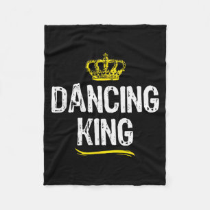 Dansende Koning Mannen Jongens Danser Dans Leuke K Fleece Deken