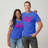 Dansende Koningin 70s Disco Retro Script T-shirt (Unisex)