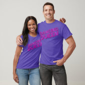 Dansende Koningin 70s Disco Retro Script T-shirt (Unisex)