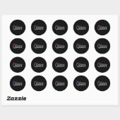 Dansende Koningin Dansende Gift Danser Ronde Sticker (Vel)