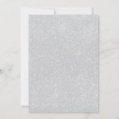 Dansende koningin draaien 17 feestuitnodiging kaart (Achterkant)