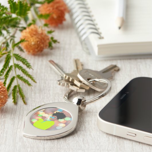 Dansende koningin. sleutelhanger (Zijkant)