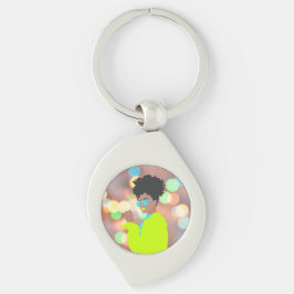 Dansende koningin. sleutelhanger