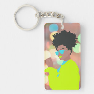 Dansende koningin. sleutelhanger