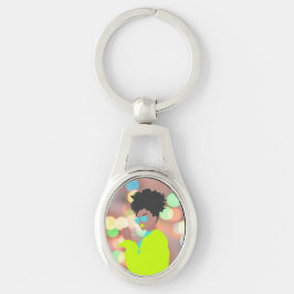 Dansende koningin. sleutelhanger